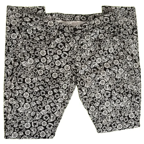 Kenzo Black and White Graphic Pants (Unisex) - Picture 2 of 5